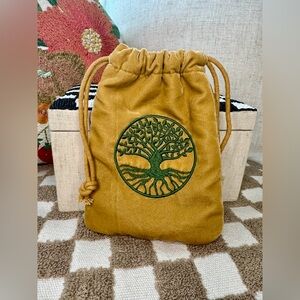 Velvet Tree of Life Tarot Pouch